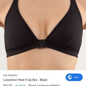 Lululemon Black Sports Bra
